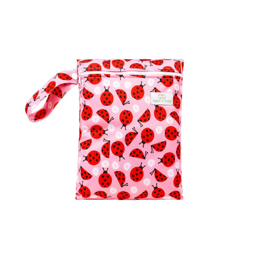 Bear & Moo Medium Wet Bag | Reusable Water Resistant Bag | Nappy Bag