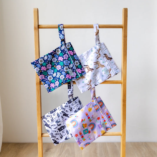 Bear & Moo Medium Wet Bag | Horses