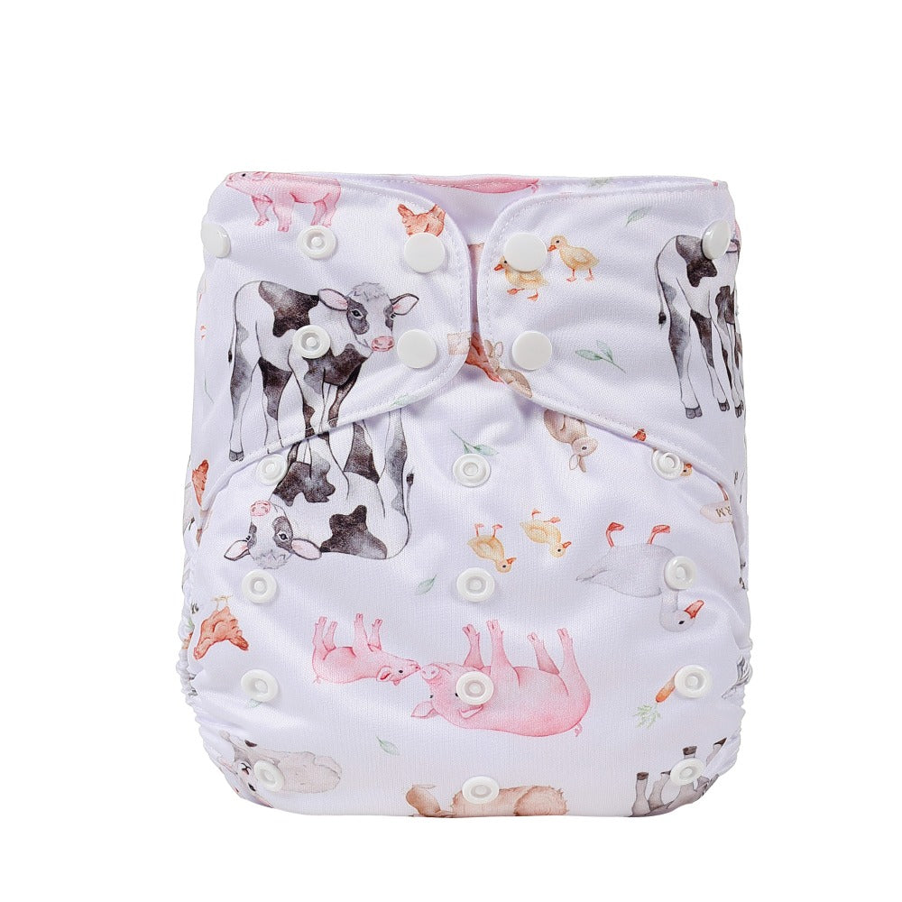 Best Nz Reusable Large Cloth Nappies Microfibre Nappy Bear And Moo 