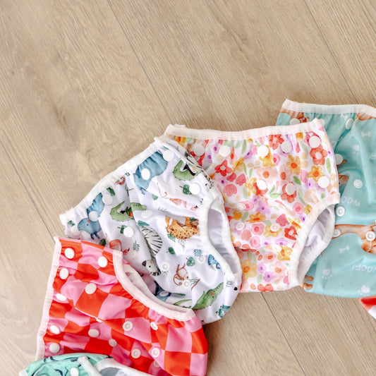 Summertime Floral Swim Nappy