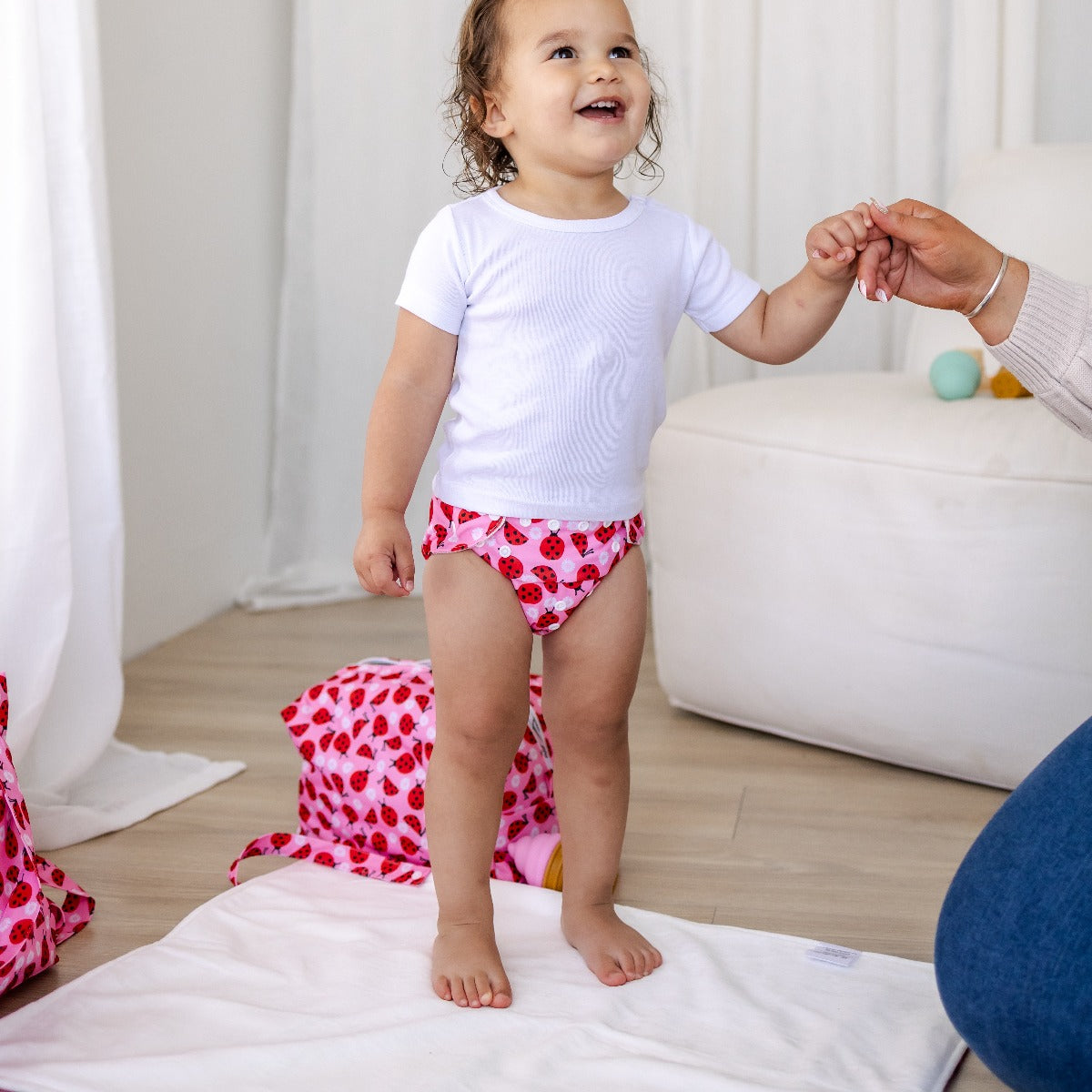 Bear & Moo Reusable Change Mat | Microfibre & Bamboo Reusable Play Mat