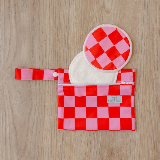 Raspberry Slice Breast Pads