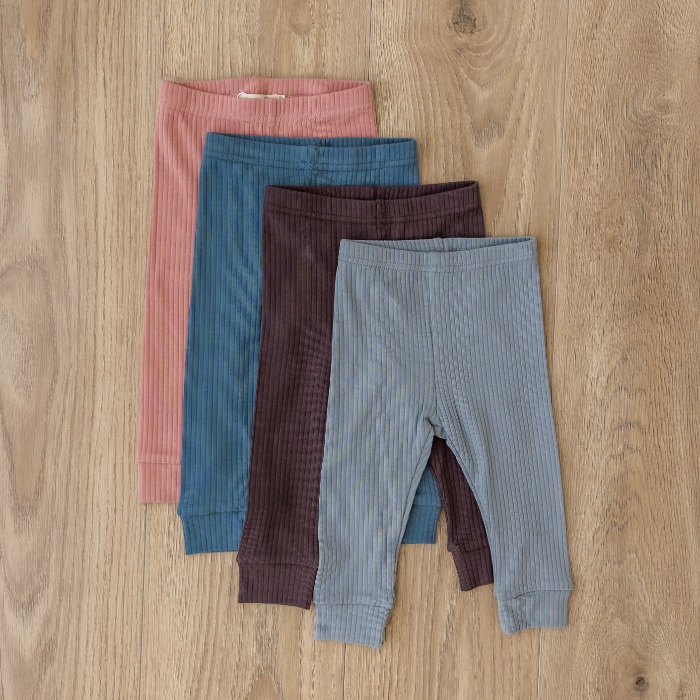 Hello Poppet Ribbed Leggings available at Bear & Moo