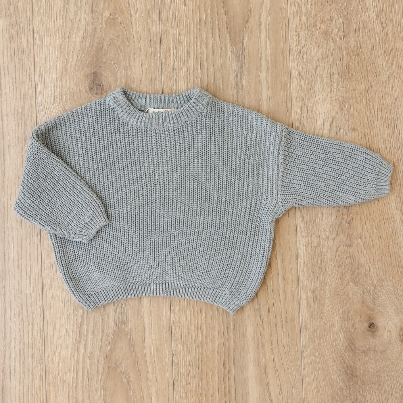 Hello Poppet Sloane Jumper in Cloud available at Bear & Moo