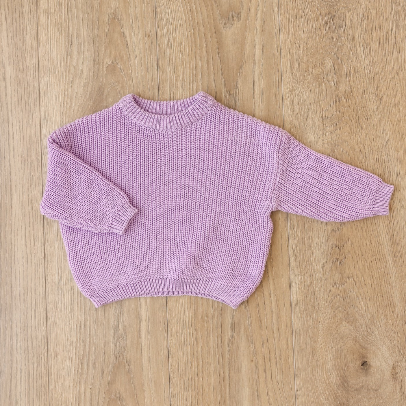 Hello Poppet Sloane Jumper in Lilac available at Bear & Moo