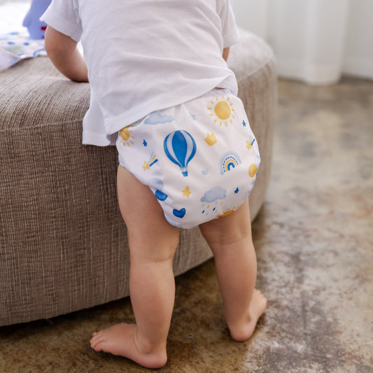 Balloon Dreams Cloth Nappy | One Size Fits Most
