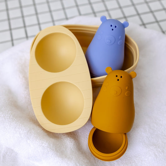 Boating Bears | Silicone Bath Toys