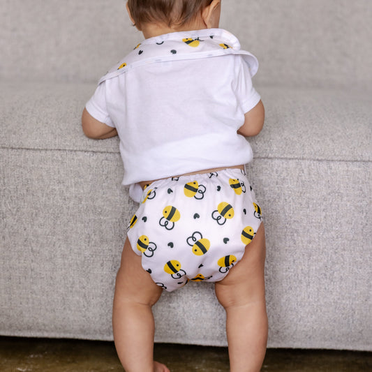 Bumble Buzz Cloth Nappy | One Size Fits Most