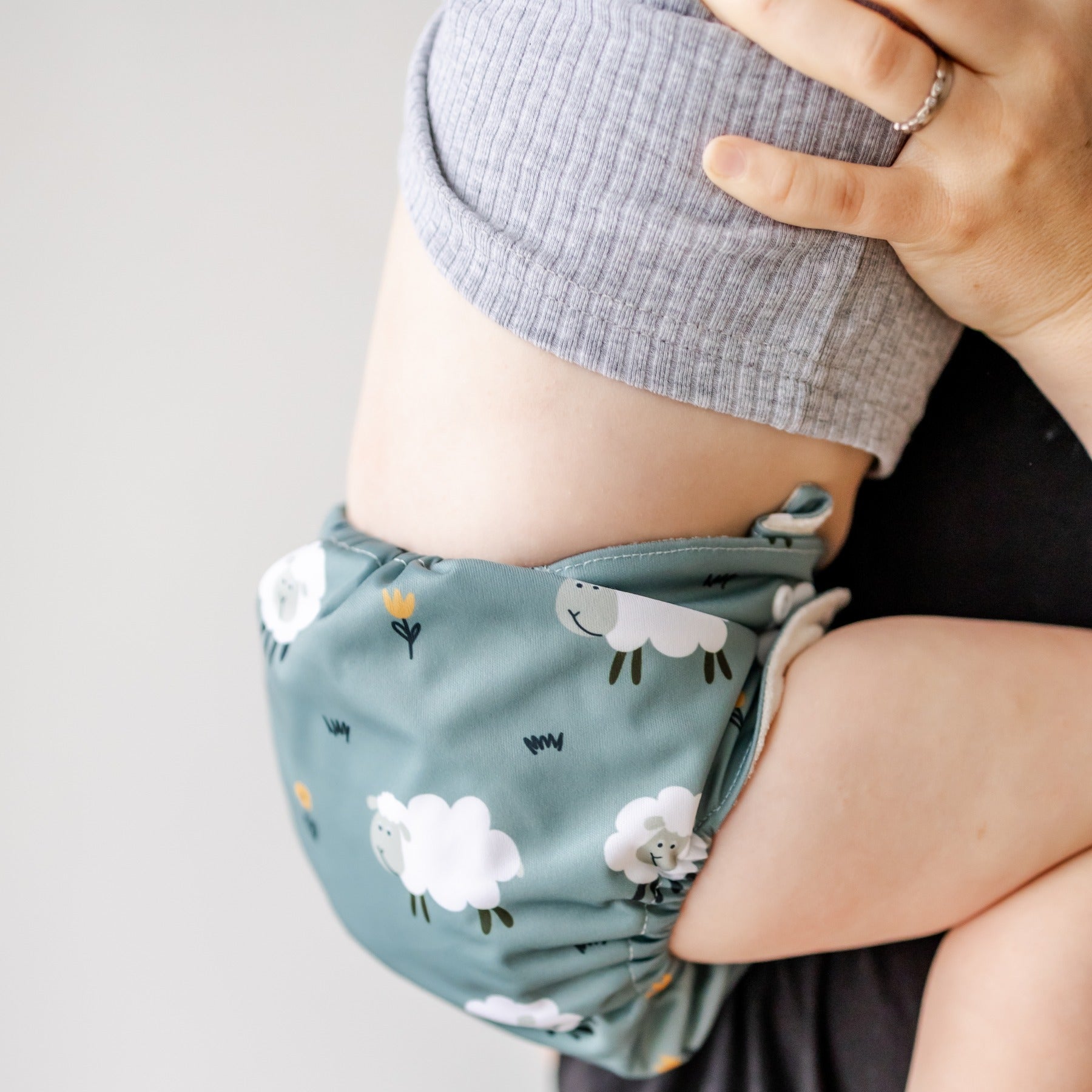 Bear & Moo Reusable Cloth Nappy | Paddock Grazing One Size Fits Most