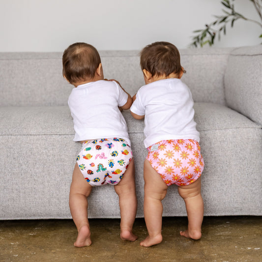 Backyard Bugs Cloth Nappy | One Size Fits Most