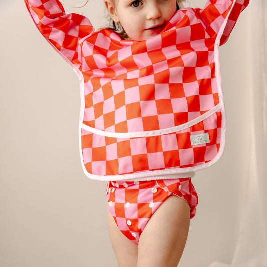 Raspberry Slice Cloth Nappy | Large