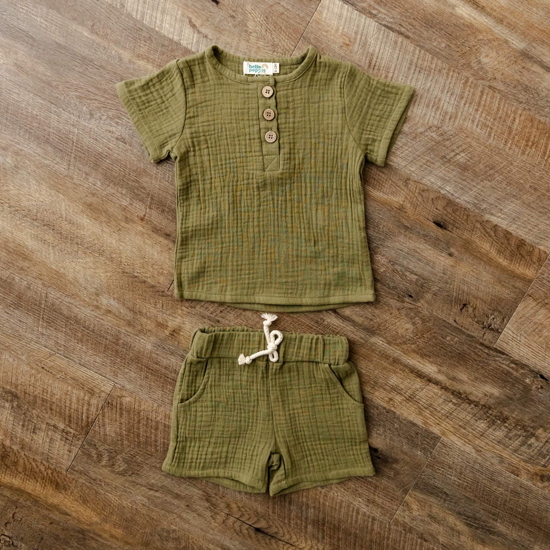 Hello Poppet Quinn Set | Organic Kids Clothing | available at Bear & Moo