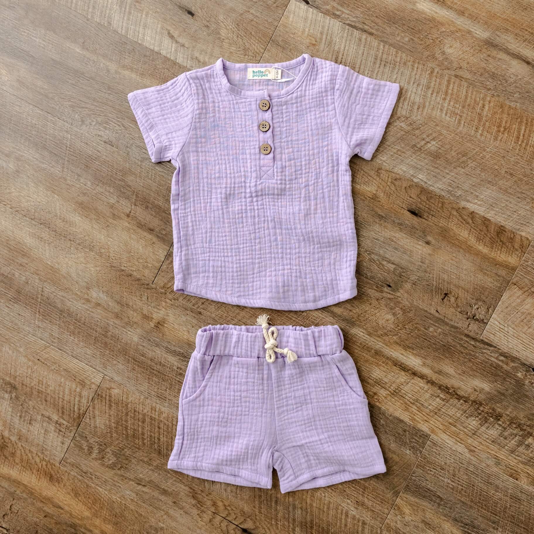 Hello Poppet Quinn Set | Organic Kids Clothing | available at Bear & Moo