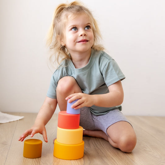 Silicone Stacking Cups