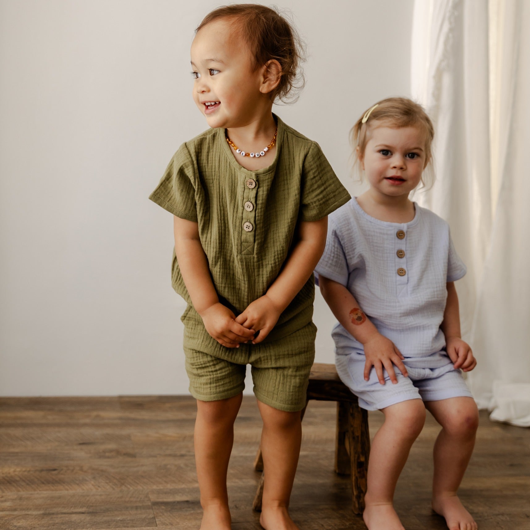 Hello Poppet Quinn Set | Organic Kids Clothing | available at Bear & Moo