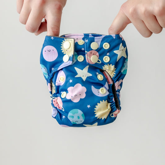 Solar System Newborn Nappy