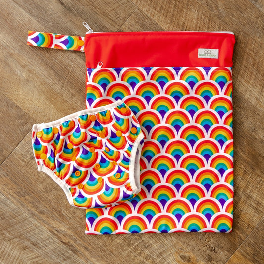 Rainbow Bright Swim Nappy