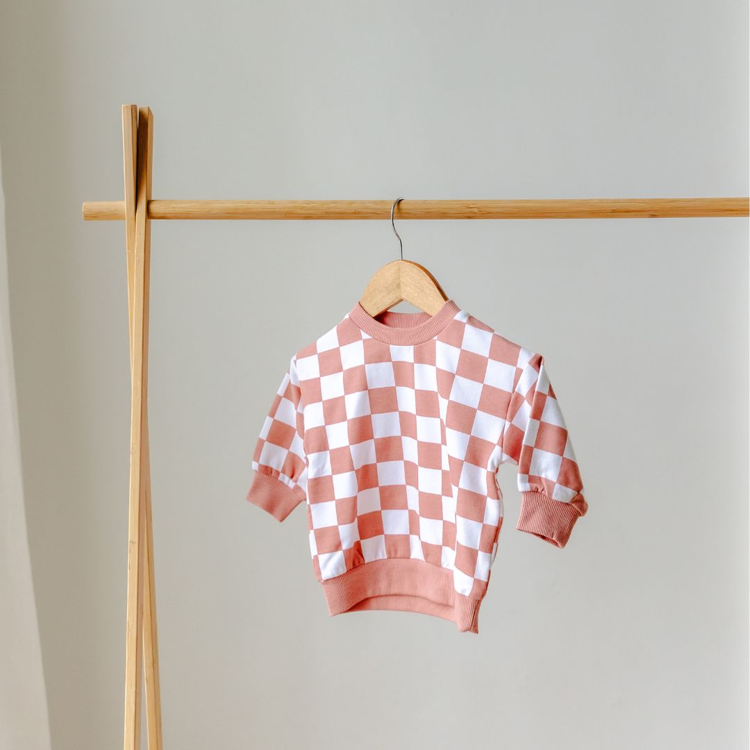 Hello Poppet Jordan Crew | Cotton Children's Top available at Bear & Moo