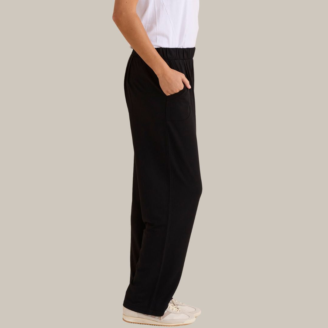 Betty Basics Ginnie Bamboo Pant | Black available at Bear & Moo