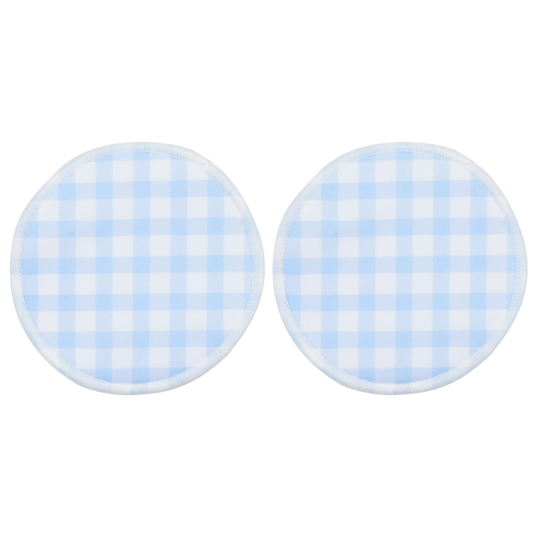 Bear & Moo Cornflower Gingham Reusable Breast Pads