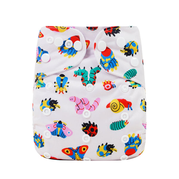 Backyard Bugs Cloth Nappy | One Size Fits Most
