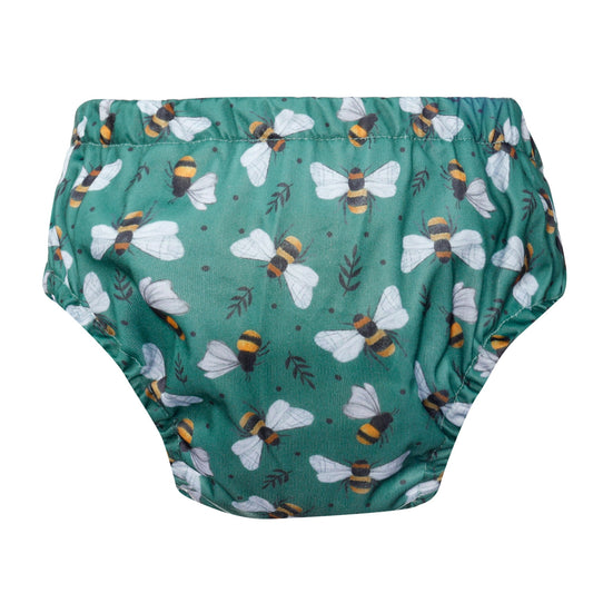 Bear & Moo Training Nappy | Bees & Leaves