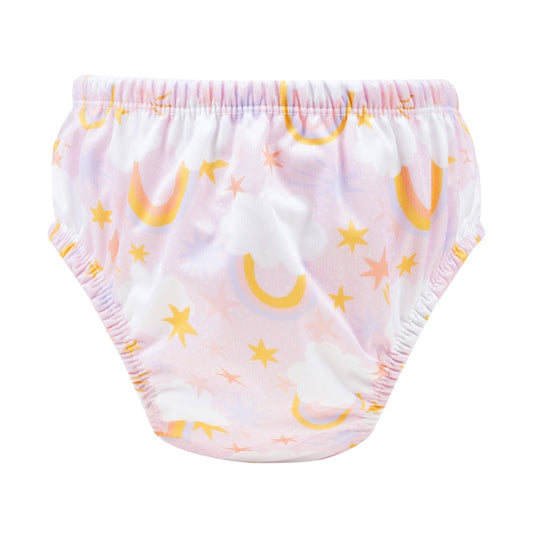 Bear & Moo Reusable Nappies | Reusable Swim Nappy | Dreamland print