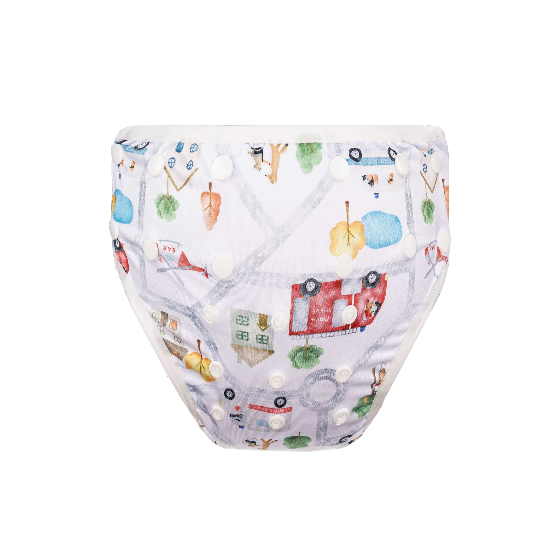 Bear & Moo Reusable Swim Nappy in Emergency Village