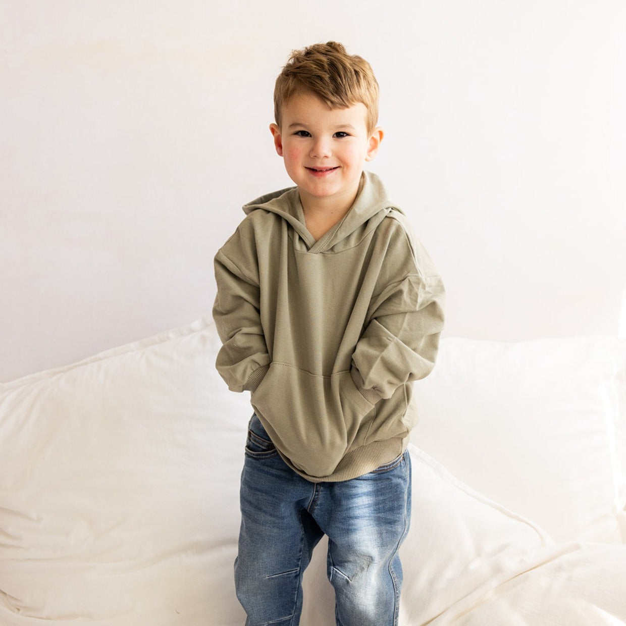 Hello Poppet Relaxed Hoody available at Bear & Moo