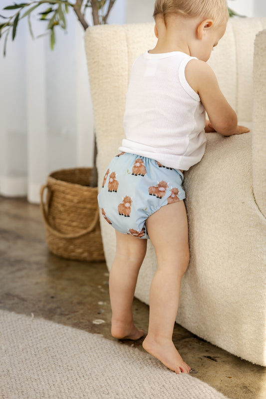 Highland Cows Cloth Nappy | One Size Fits Most