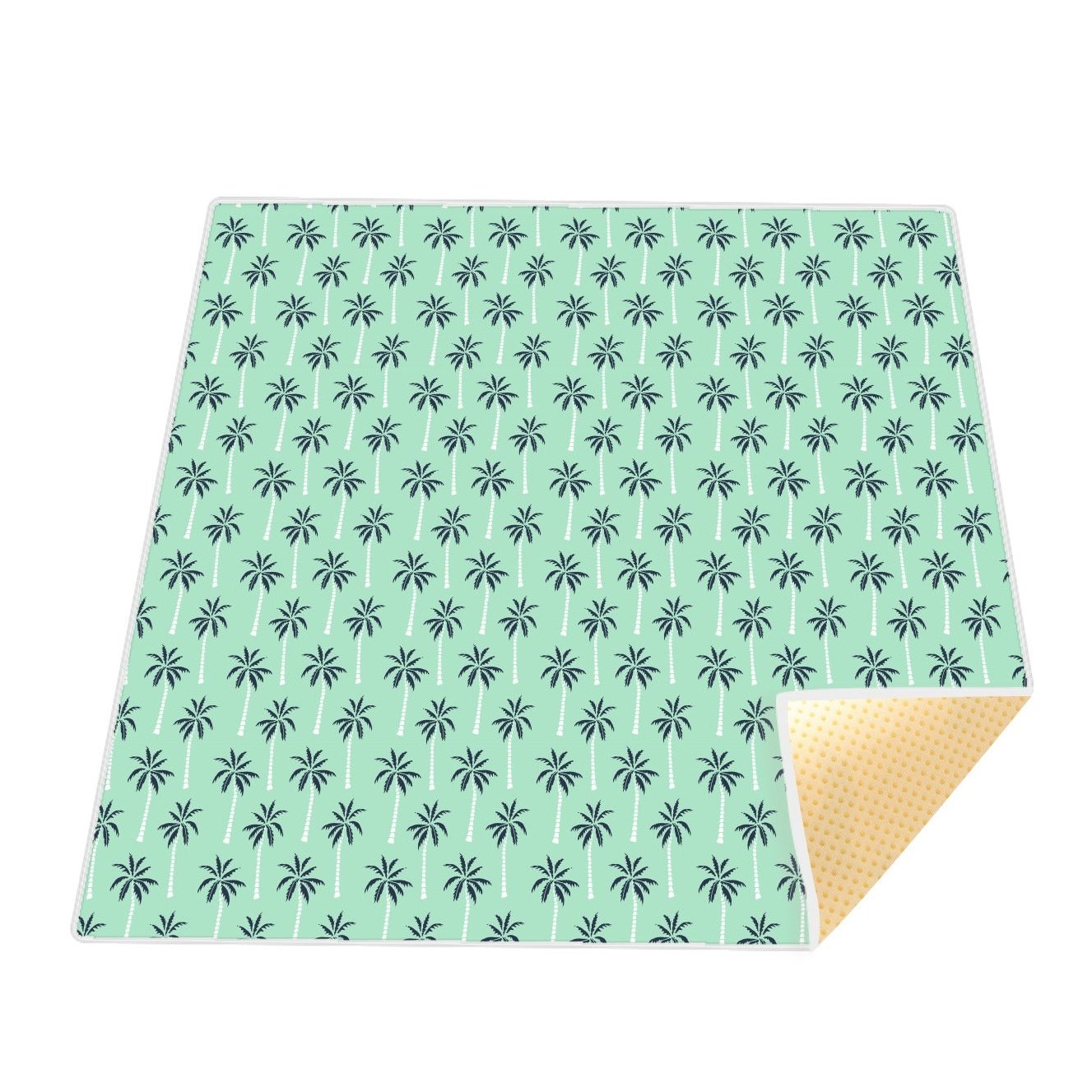 Bear & Moo Mint Tropics Messy Mat 