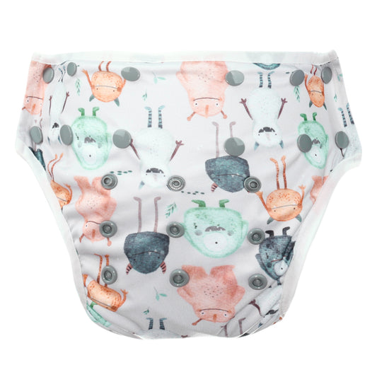 Bear & Moo Monsters Swim Nappy