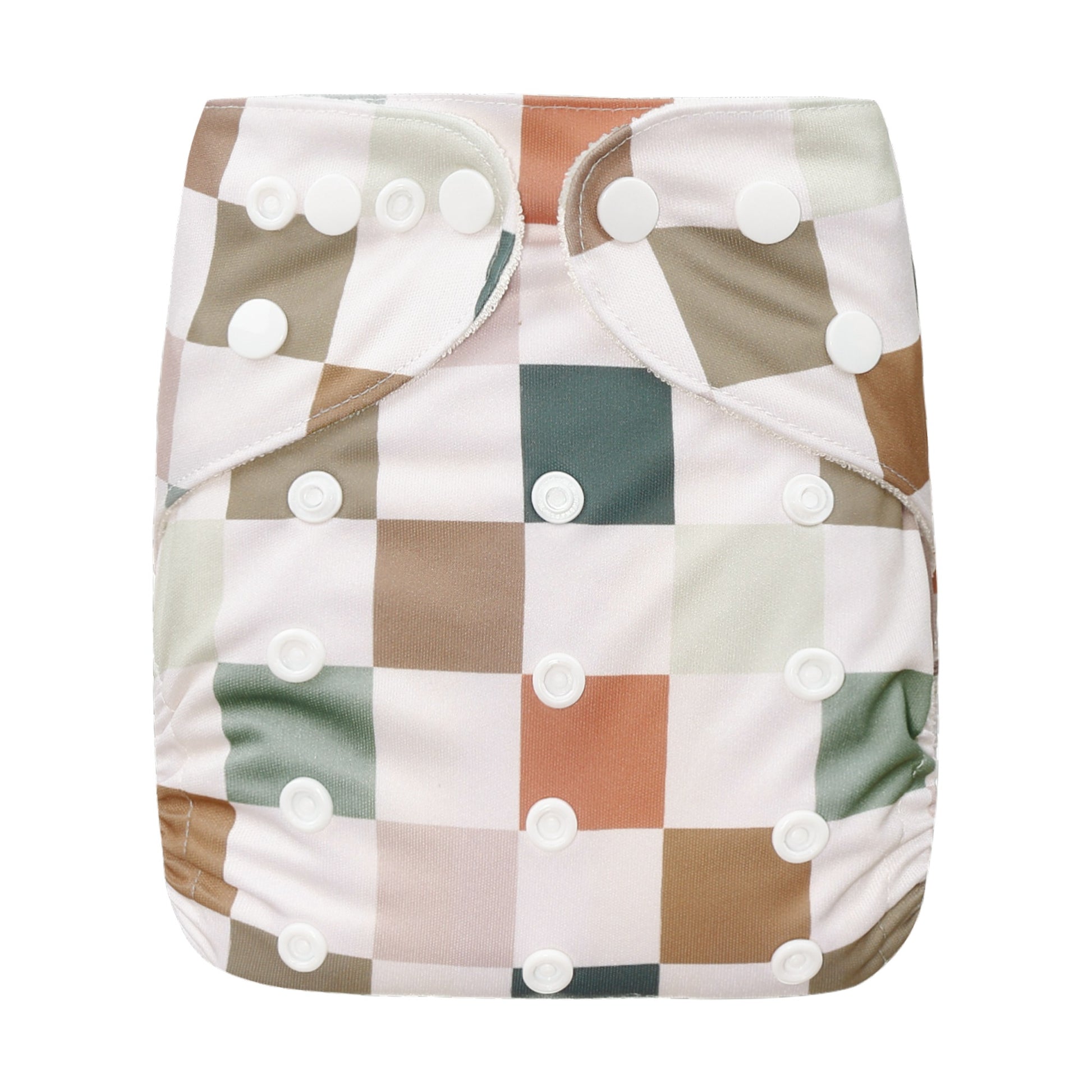 Bear & Moo Reusable Cloth Nappy | One Size Fits Most | Patchwork