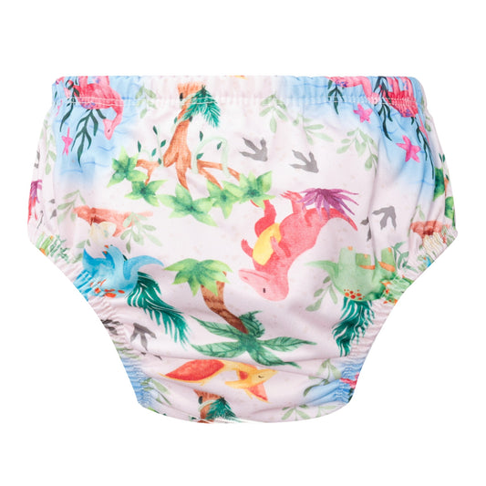 Bear & Moo Large Swim Nappy | Prehistoric