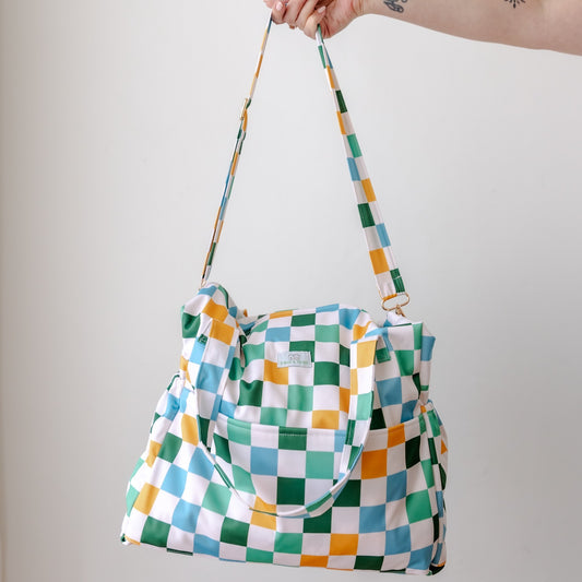 Day Bag | Retro Checkerboard