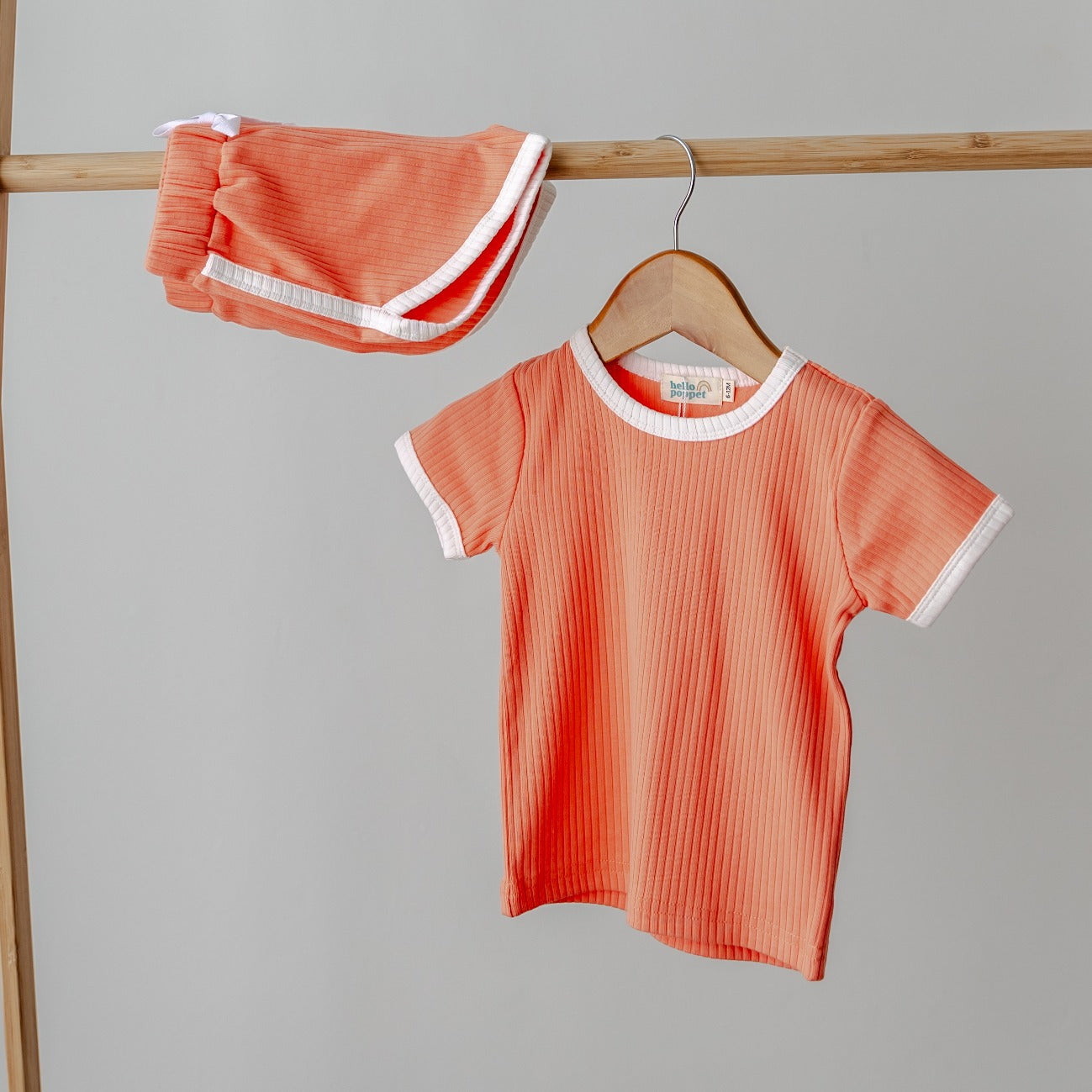 Hello Poppet Riley Set | Kids Organic Cotton Clothing available Bear & Moo