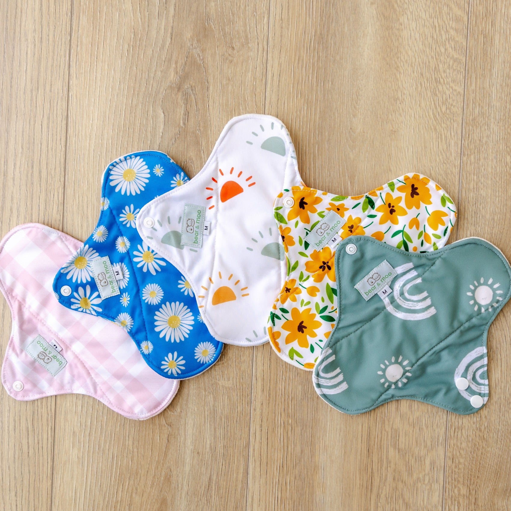 Bear & Moo Reusable Sanitary Pad | Spring Flora