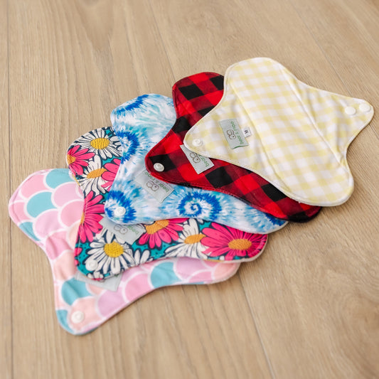 Reusable Sanitary Pad | Tie Dye Blues