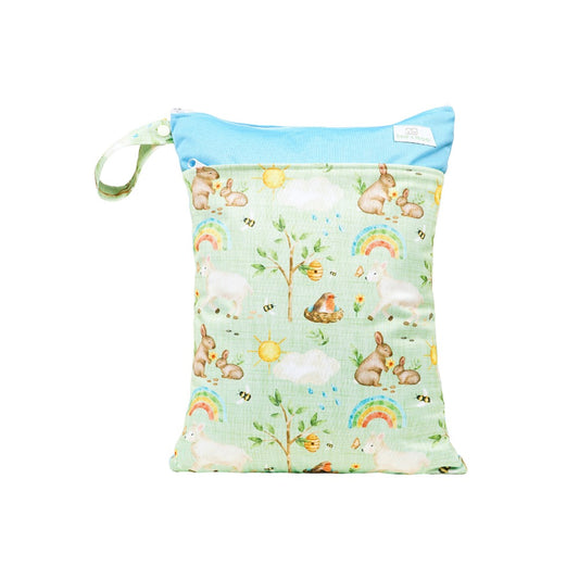 Bear & Moo Large Wet Bag | Large Swim Bag | Large Water Resistant Nappy Bag