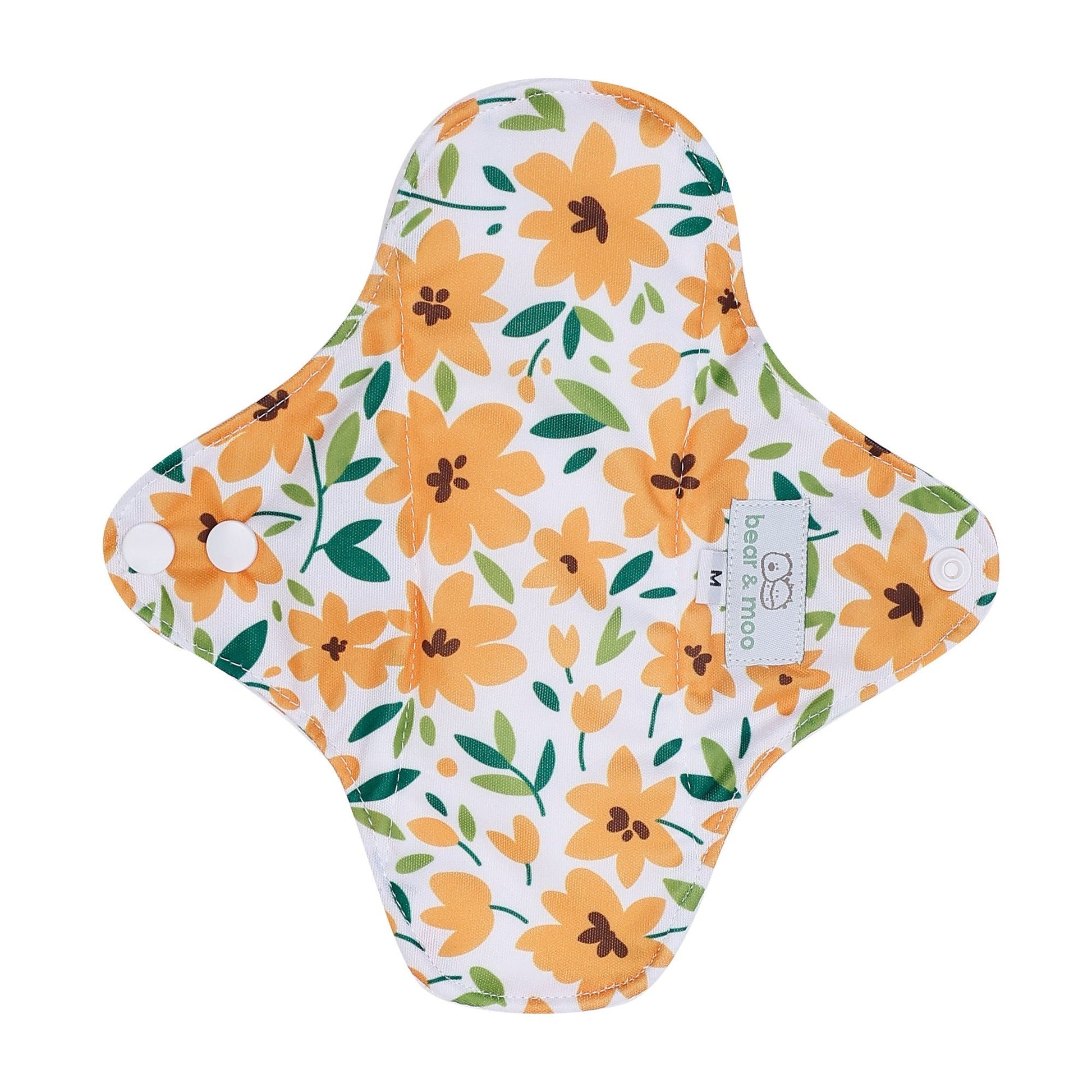 Bear & Moo Medium Reusable Sanitary Pad | Spring Flora