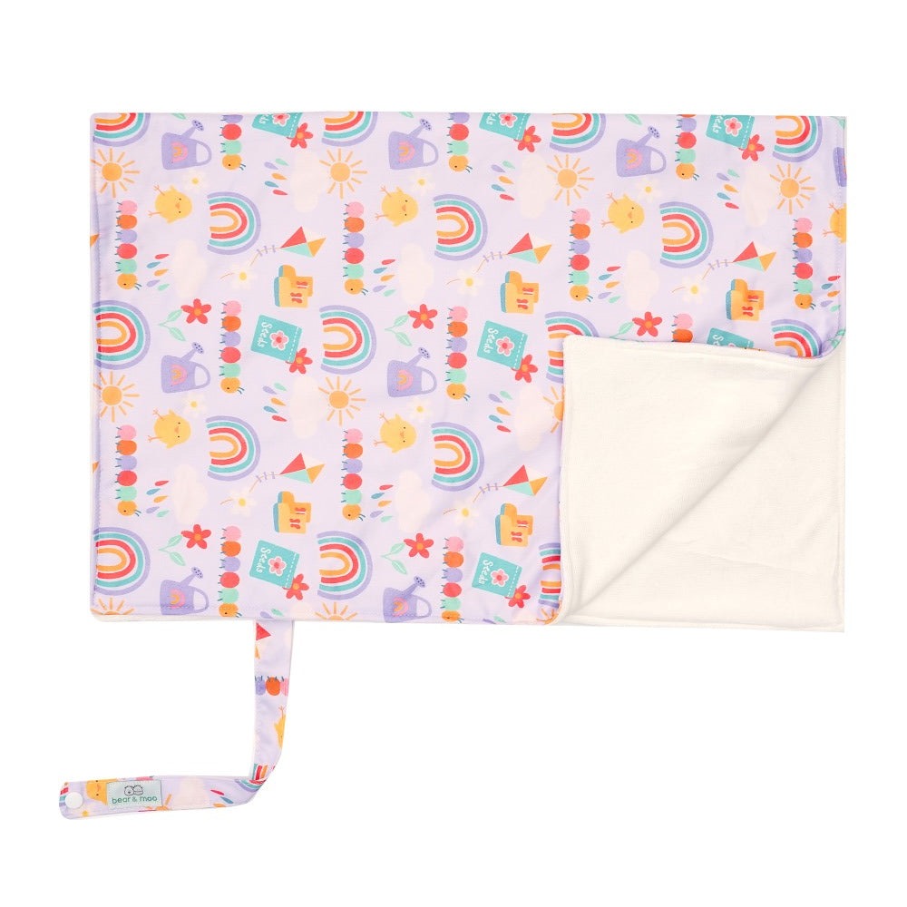 Bear & Moo Spring Garden Reusable Change Mat