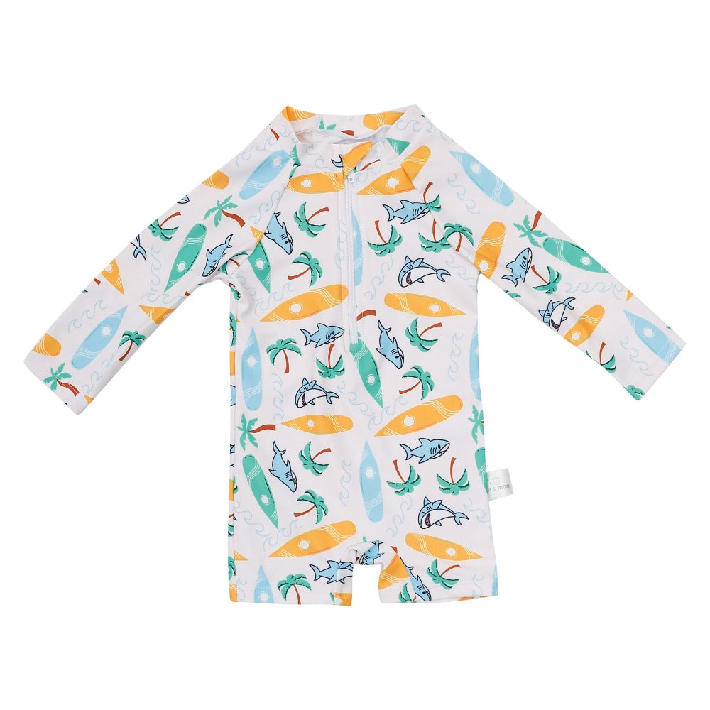 Bear & Moo Children's Swimsuit | Surf Sharks | Bear & Moo Kids Togs