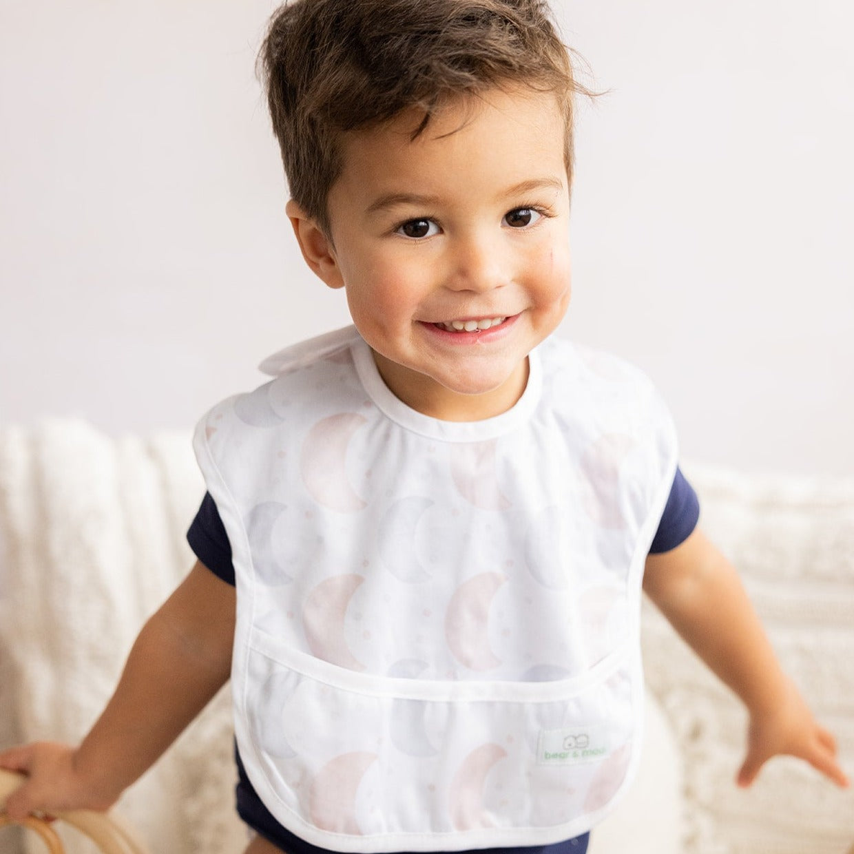 Bear & Moo Classic Bib | Sweet Dreams