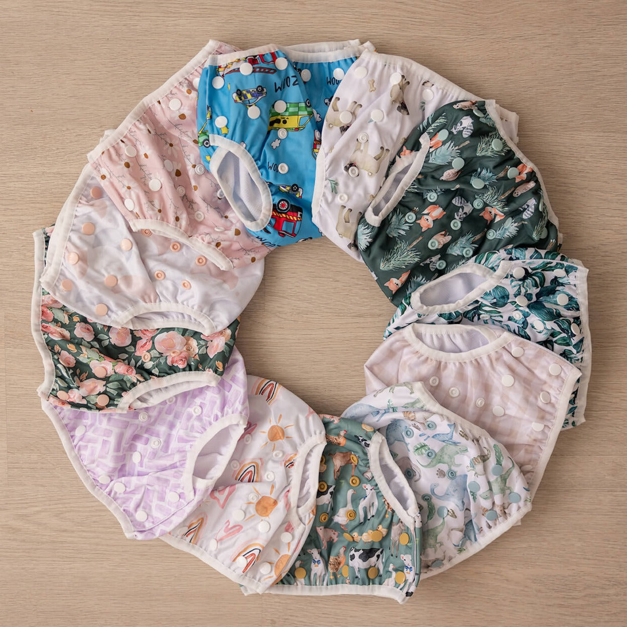 Bear & Moo Reusable Swim Nappy in Sweet Dreams