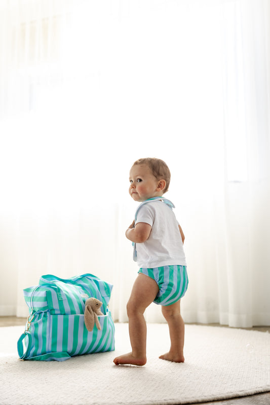 Tidal Lines Cloth Nappy | Large