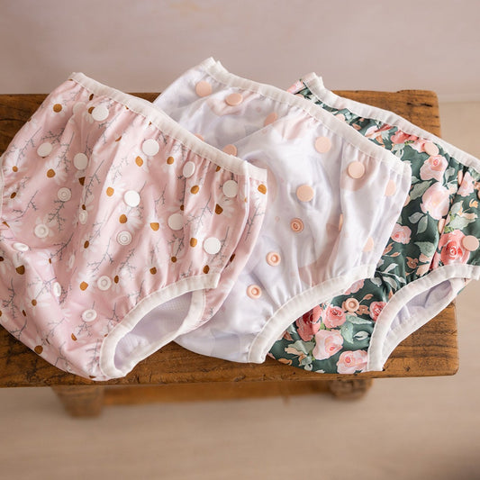 Bear & Moo Reusable Swim Nappy in Sweet Dreams