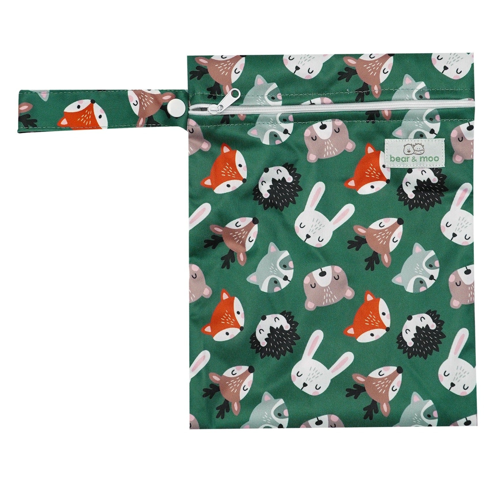 Bear & Moo Medium Wet Bag | Woodland Critters