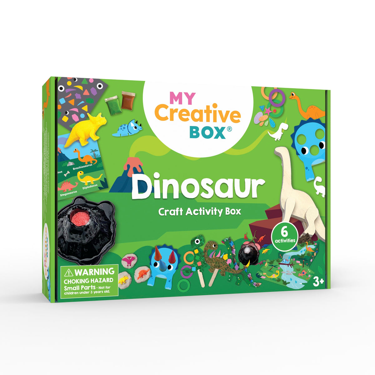 My Creative Box Dinosaur Craft and Activity Box, front of box