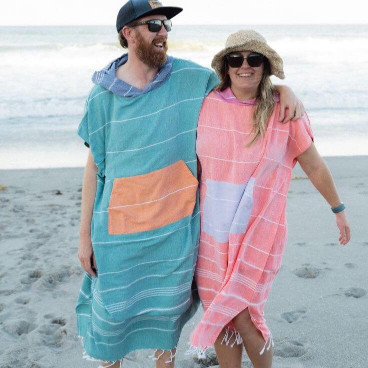 STOKEDNZ Adults Turkish Hooded Towel | Renee | available at Bear & Moo