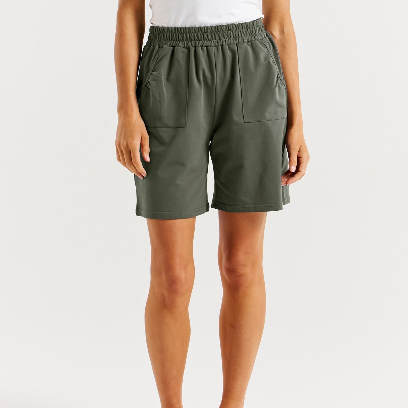 Betty Basics Harvard Short | Khaki available at Bear & Moo